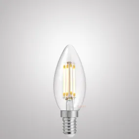 4W Candle LED Bulb E14 Clear in Natural White