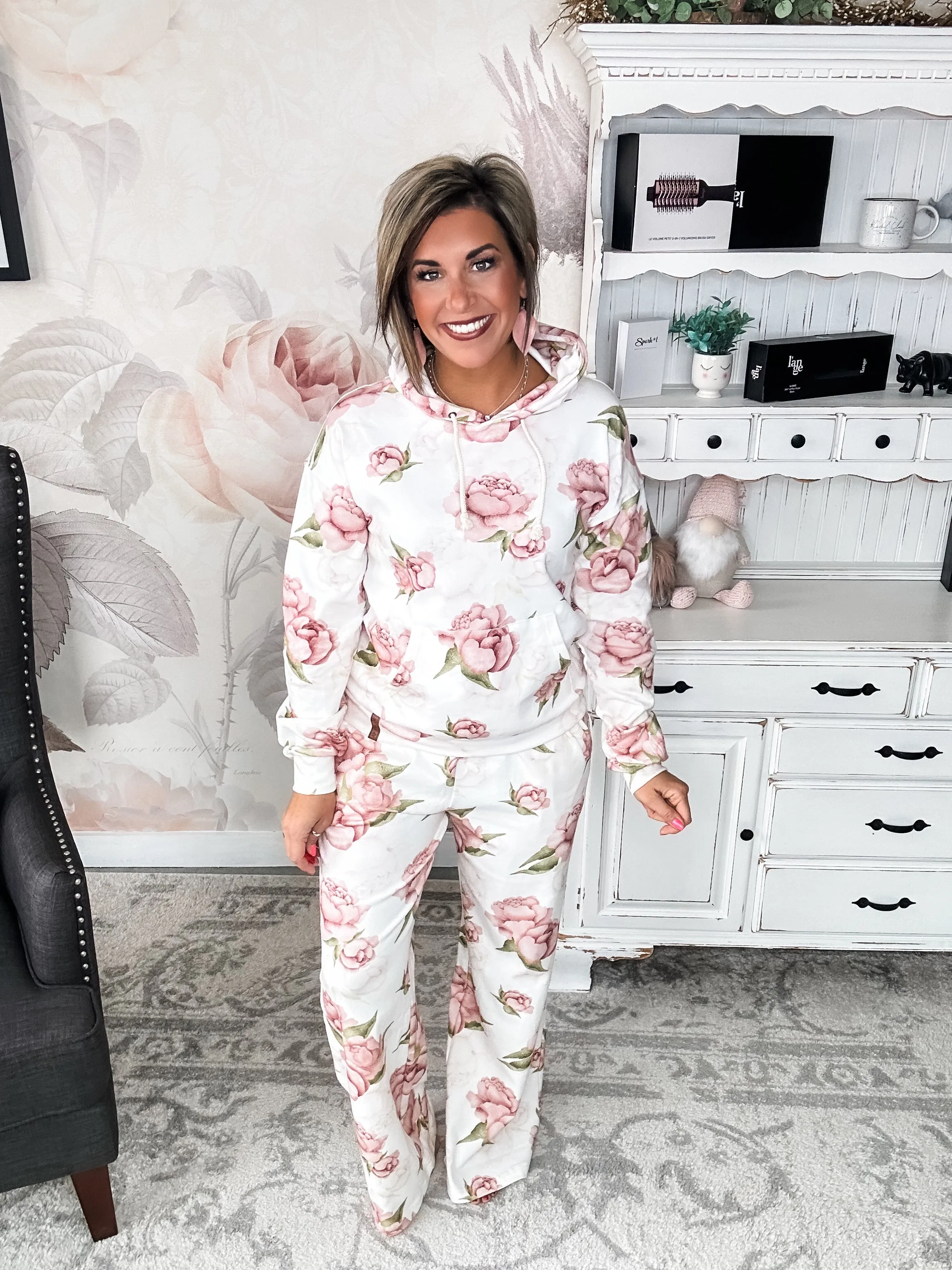 Ampersand Avenue Free Time Wide Leg Comfy Pant - Happily Ever After