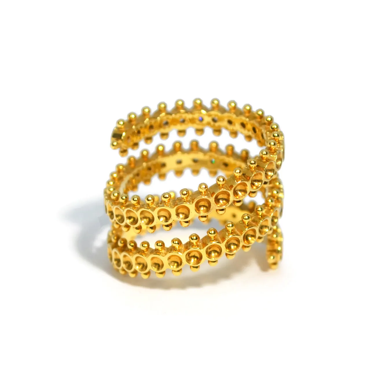 Carla Amorim - Caminho - Ring with Diamonds, 18k Yellow Gold