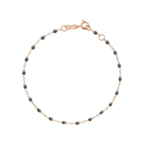 Classic Gigi Grey bracelet, Rose Gold, 7.5"