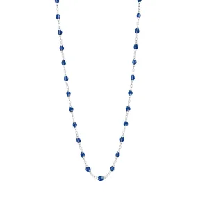 Classic Gigi Lapis necklace, White Gold, 16.5"