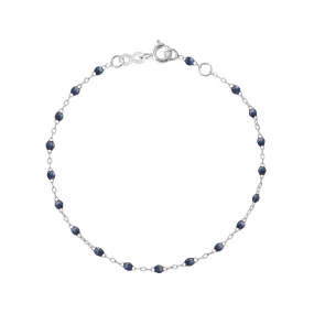 Classic Gigi Midnight bracelet, White Gold, 6.7"