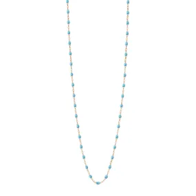 Classic Gigi Turquoise sautoir, Rose Gold, 34"