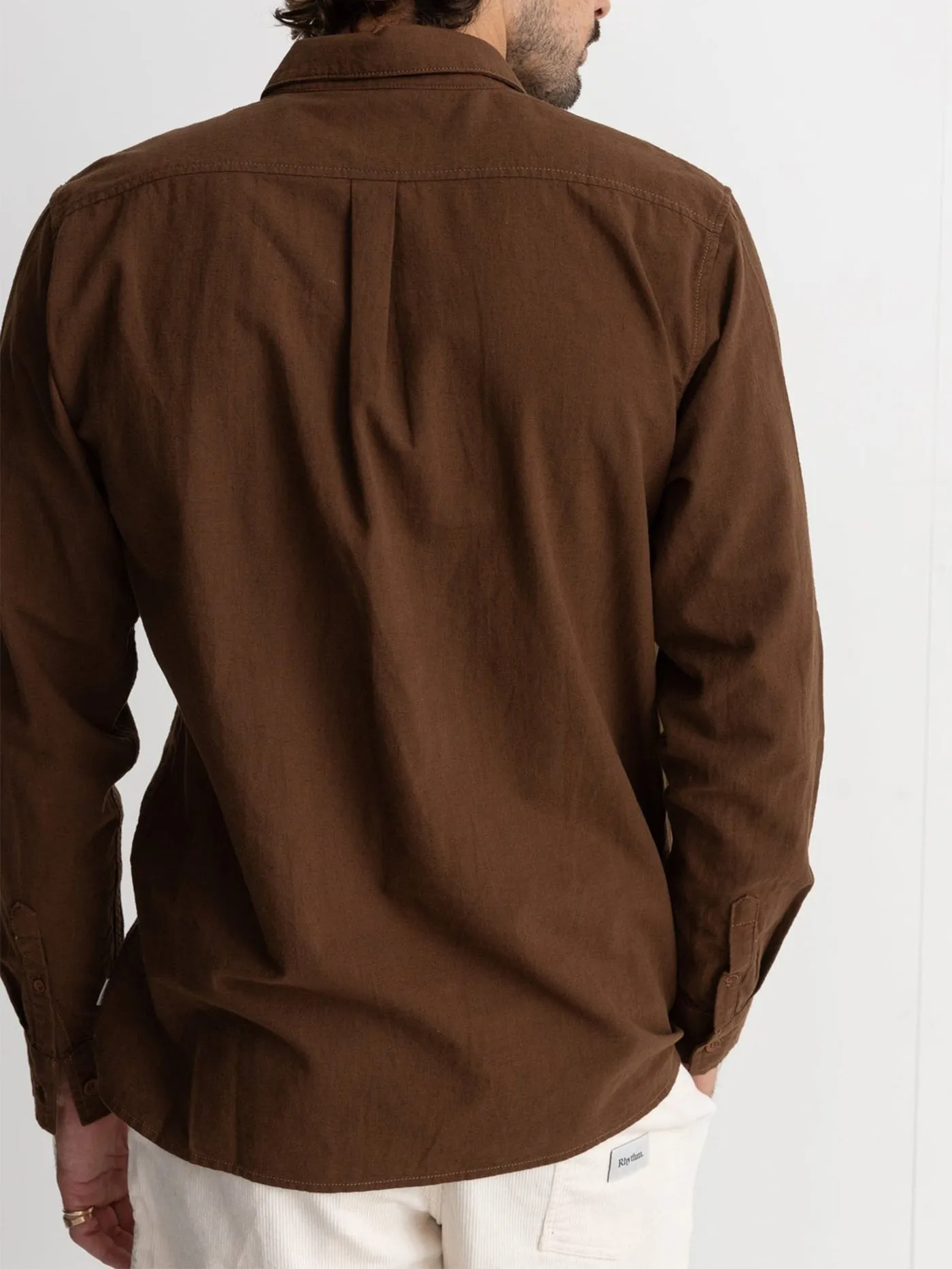 Classic Linen Long Sleeve Buttondown Shirt