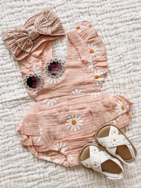 Daisy romper & headband set