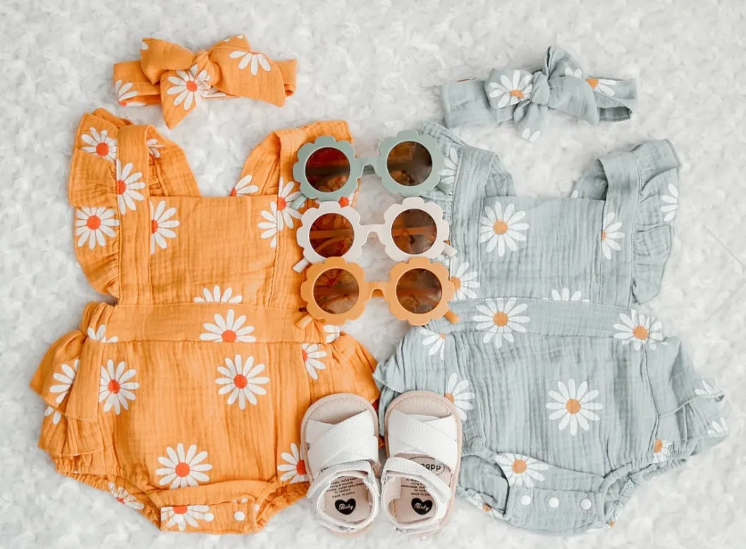 Daisy romper & headband set