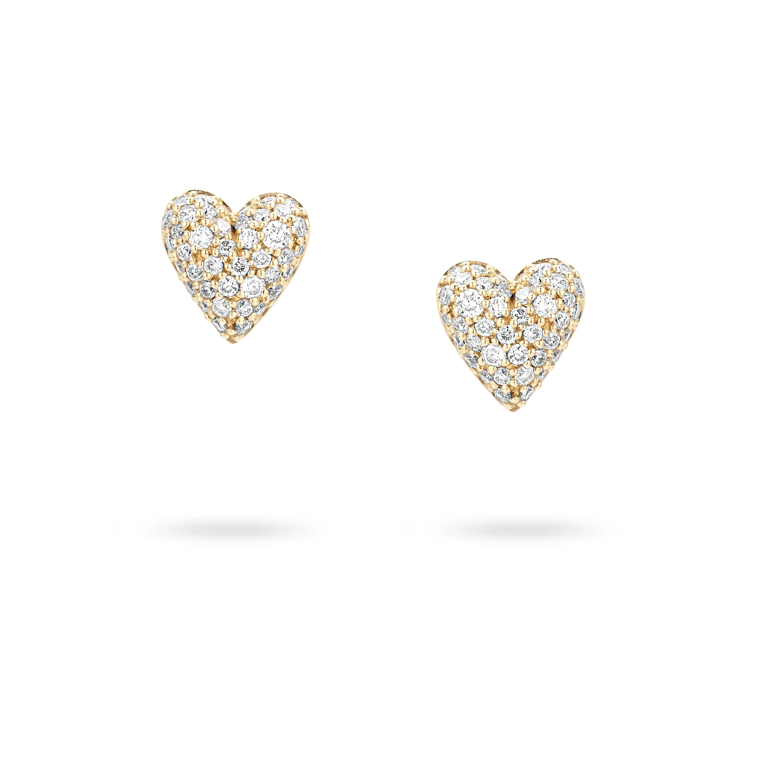 Diamond Puffy Heart Posts