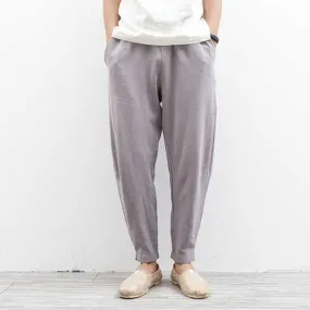 Fashion Loose Linen Cotton Pants