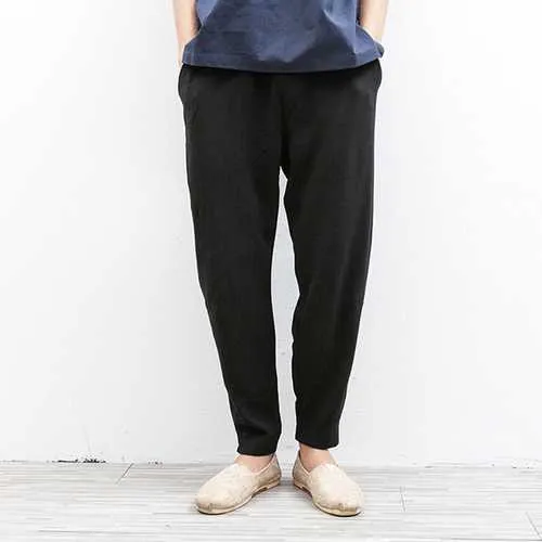 Fashion Loose Linen Cotton Pants