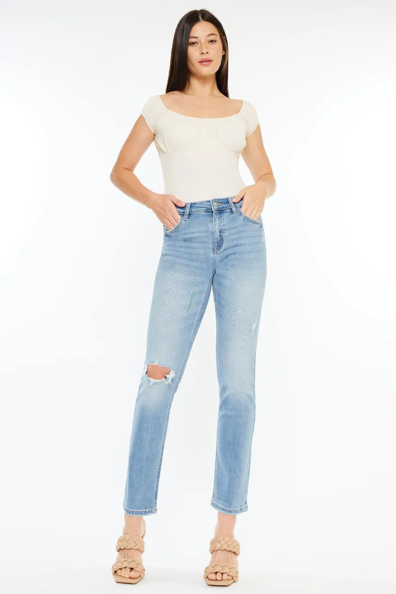 Florence High Rise Slim Straight