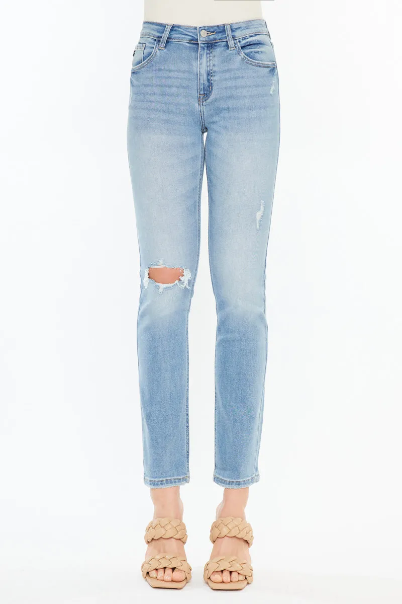 Florence High Rise Slim Straight