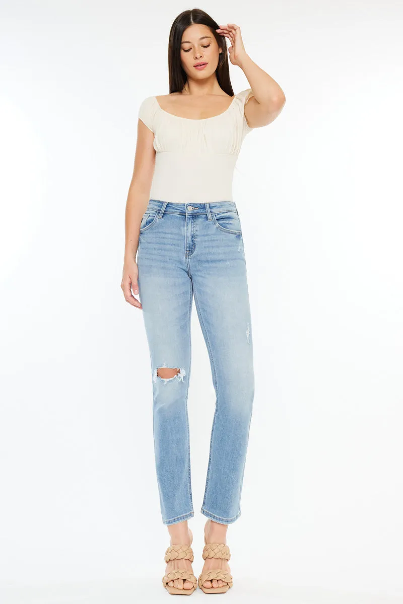 Florence High Rise Slim Straight