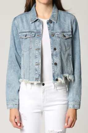 Hidden Classic Cropped Fitted Jacket