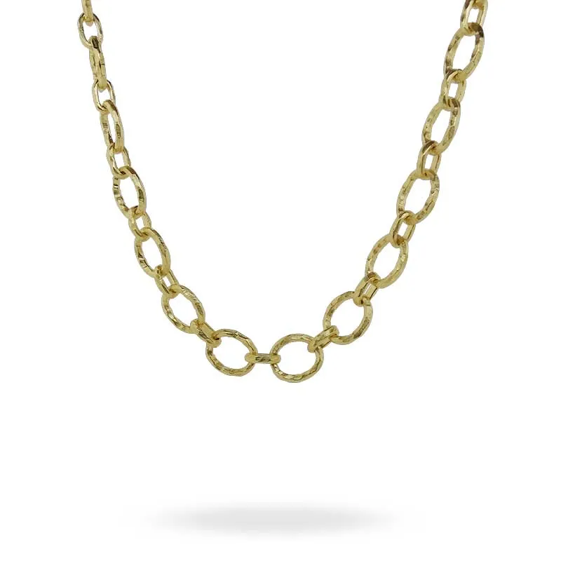 Kurtulan Gold O-Ring Chain Link Necklace