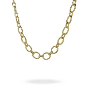 Kurtulan Gold O-Ring Chain Link Necklace