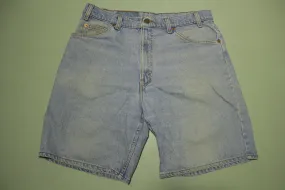 Levis Vintage 550 90's Made in USA  Light Wash Denim Jean Shorts