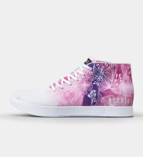 Men's Floral Mid Canvas Trainer