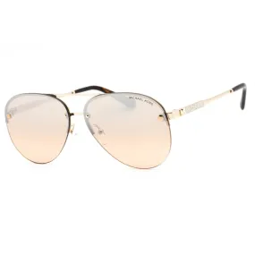 Michael Kors 0MK1135B Sunglasses Light Gold/Brown/Brown Mirror Gradient Silver Women's