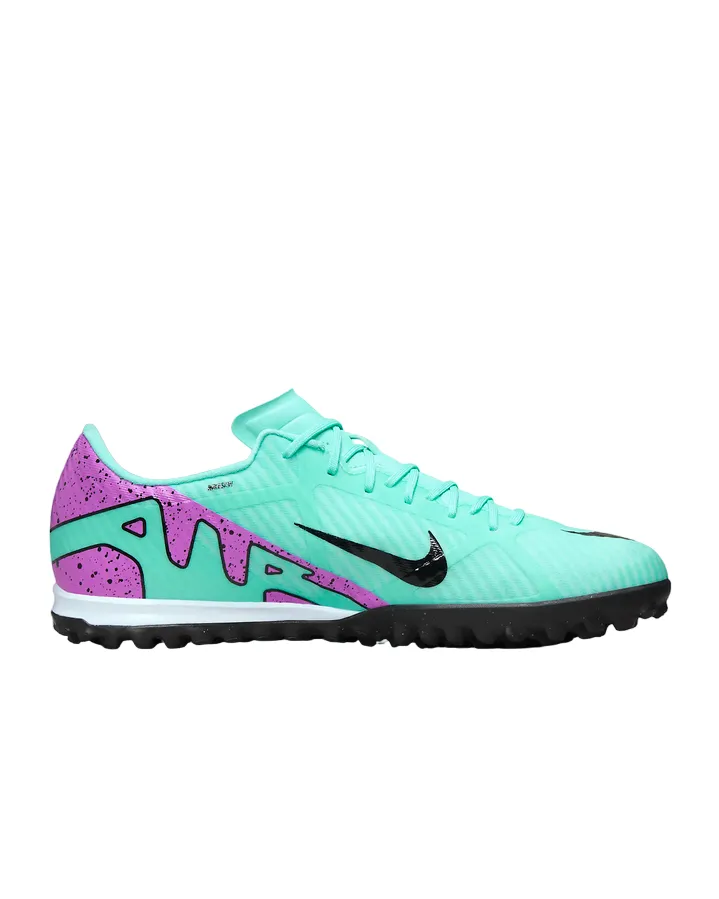 Nike men's soccer shoe Zoom Vapor 15 Academy TF DJ5635-300 turquoise fuchsia black