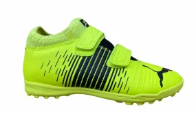 Puma Future Z 4.1 TT V Jr synthetic grass soccer shoe 106405 01 fluorescent yellow-black