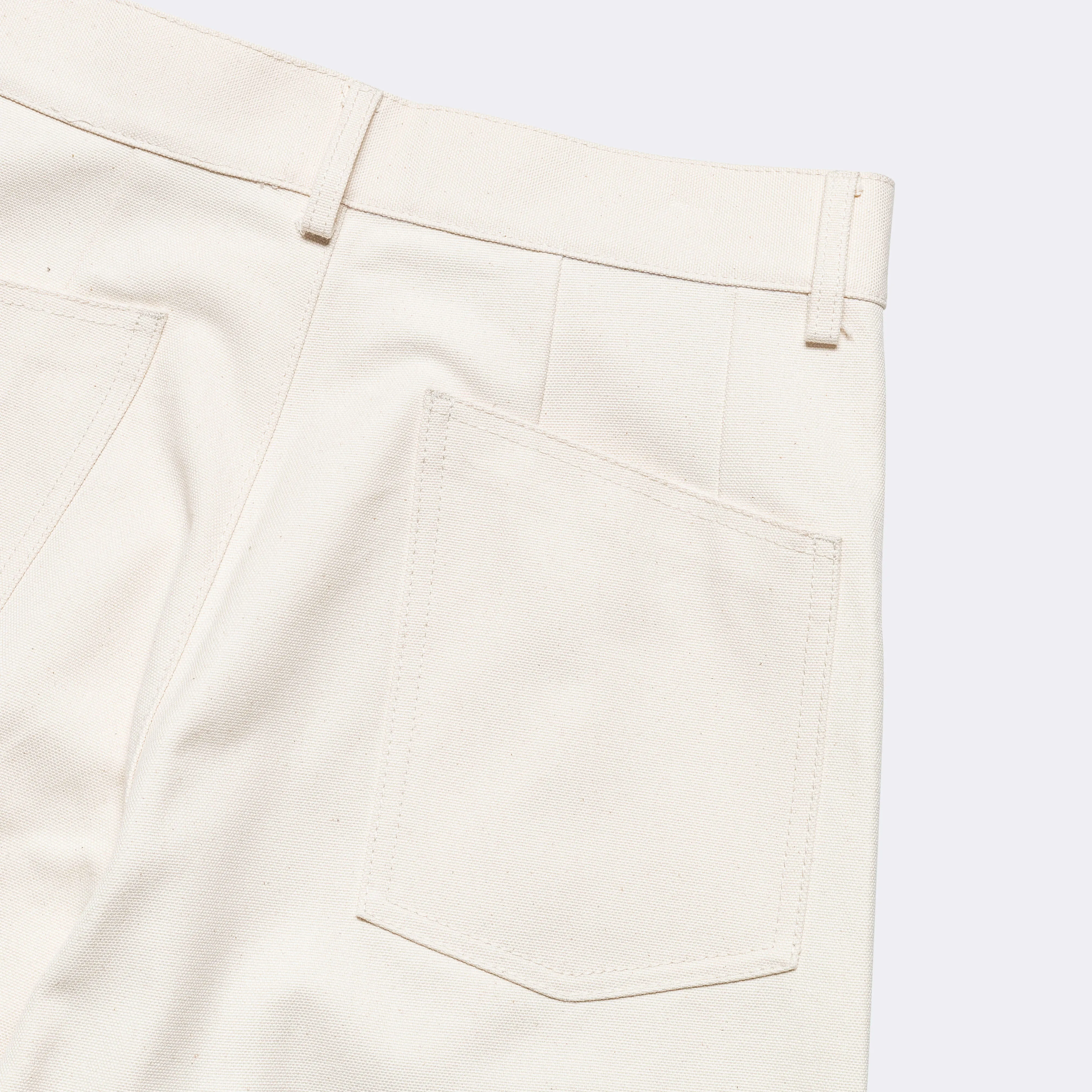 Shabaket Seid Canvas Utility Pants - Off White