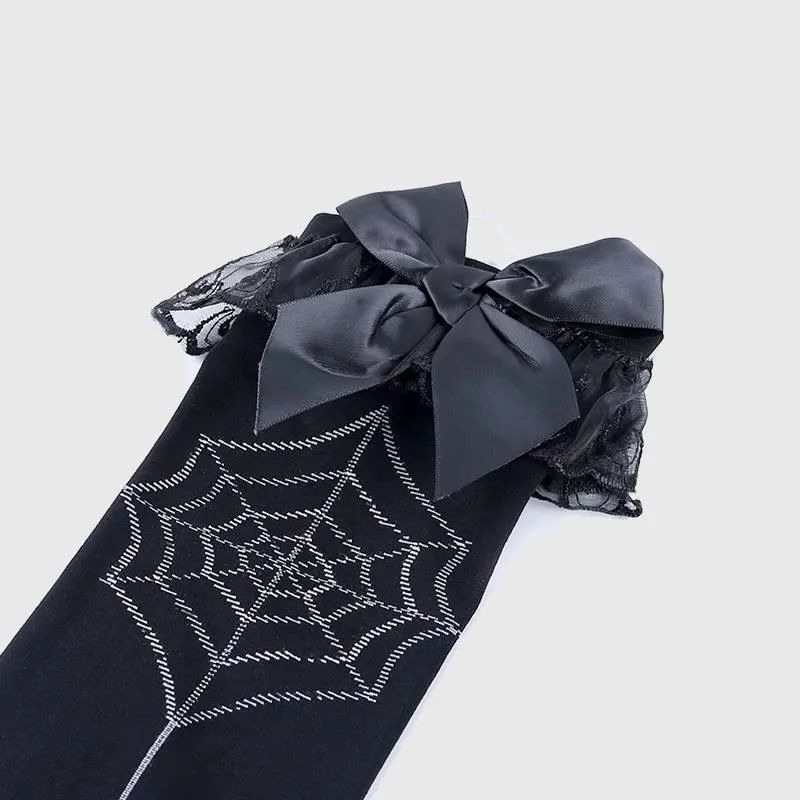 Spider's Web Stockings