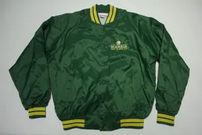 Wilbur Ellis Vintage 80's Ideas To Grow With Bomber Coach  Snap Up Jacket