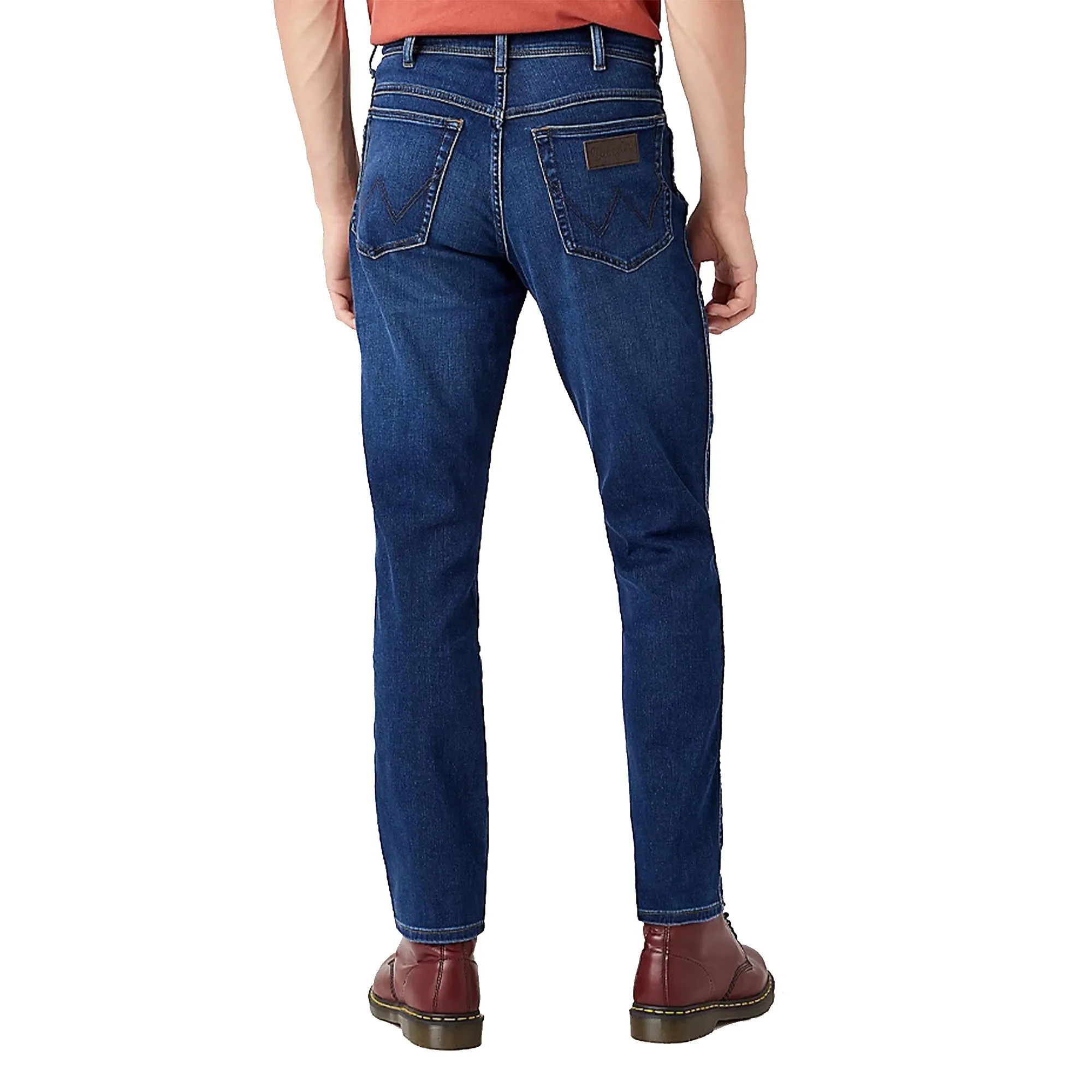 Wrangler Earthwash Jeans - Texas Slim Stretch 'Blue Silk'